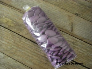 Dragées chocolat lilas